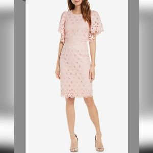 NWT Rachel Parcell Eyelet Sheath Dress size: Medium